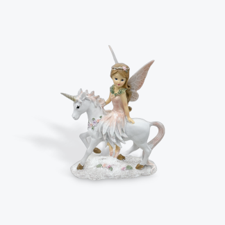 Fairy on Unicorn 18cm