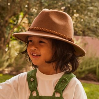 Cooroy Fedora Hat - Chocolate PK010