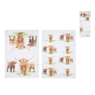 Highland Herd 2pk Kitchen Towel