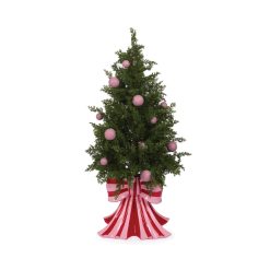 114.5 CM Red And Pink Bow Christmas Tree