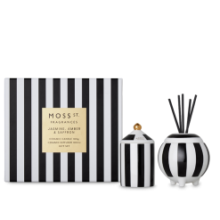 Mini Ceramic Candle & Diffuser Gift Set - Jasmine