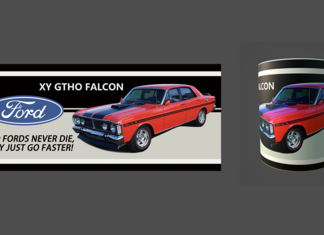 XY GTHO Falcon Red Ceramic Mug 310ml