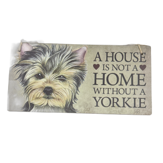 Yorkie Dog Plaque