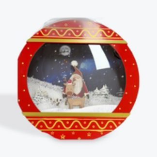 Snowing Christmas Hanging Ball Lamp Santa And Reindeer