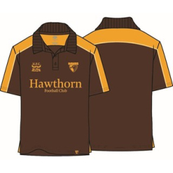 Mens Multi Logo Polo Hawthorn