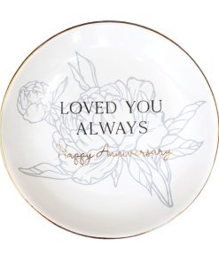Anniversary Love You Always Trinket Plate