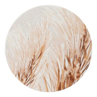 Home Sweet Home Wheatgrass Ceramic Coaster