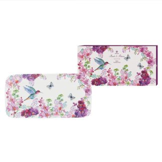 Birds & Blooms Rectangle Platter