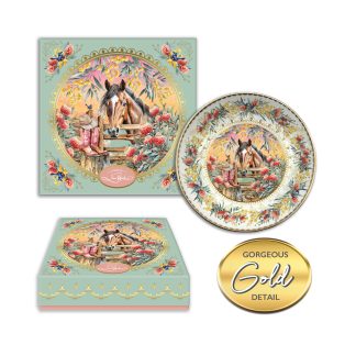 Ceramic Trinket Dishes Country Dusk