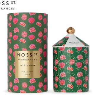 Iris & Oud Ceramic Soy Candle