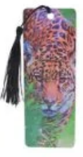 3D Leopard Bookmark
