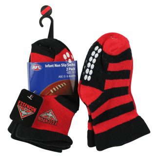 Essendon Infant Sock 2 Pack