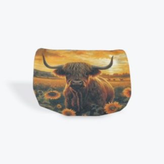 Highland Cow Make up Bag 25cm x 17cm