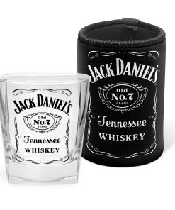 Jack Daniel's spirit Glass and Can Cooler Pack