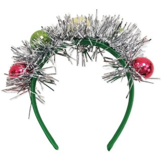 Xmas Headband Tinsel Bells