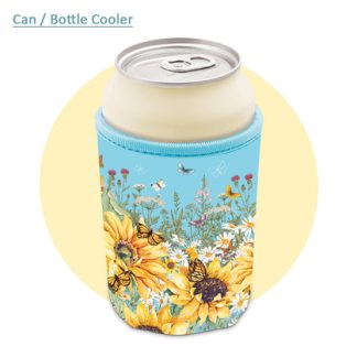 Daisy Kaleidoscope Can Cooler