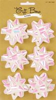 Bow 6 pk Mini Star Iridescent