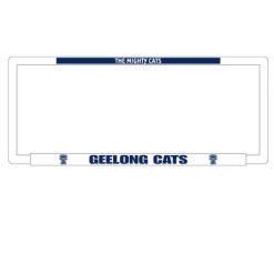 Geelong AFL Number Plate Frame