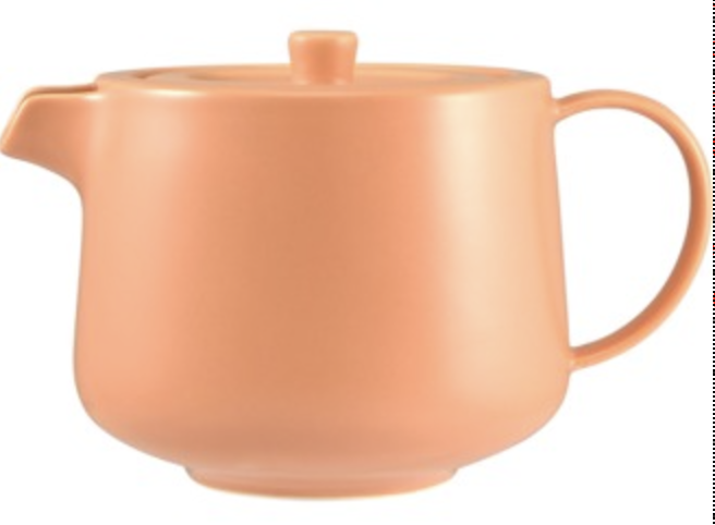 Cafe Life Teapot With Infuser 500ML Apricot Gift Boxed