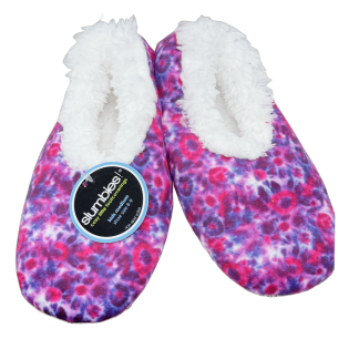 Tie Dye Soft Slippers Socks - Non-Slip Grip