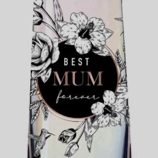 Hummingbird Mum Stemless Champagne Glass