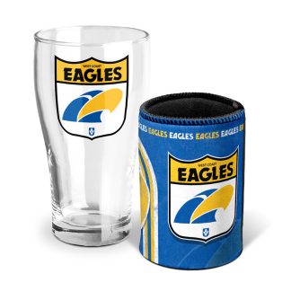 Pint Glass and Can Cooler