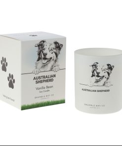 Australian Shepherd Candle