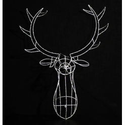 3D Hanging Reindeer Head Wall Decor-Dual colour