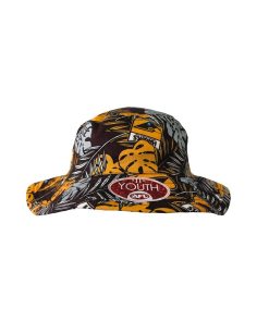 AFL Hawthorn Hawks Youths Tropical Reversible Bucket Hat