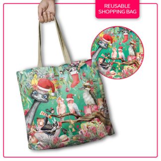 Christmas Capers Shopping Bag