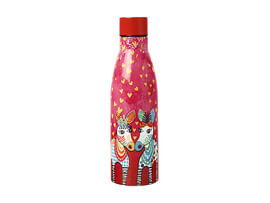 Love Hearts Double Wall Insulated Bottle 500ML Zig Zag Zebras
