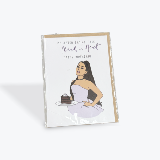 Me After Eating Cake Happy Birthday Card