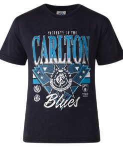 AFL Youth '90s Graphic Tee Carlton