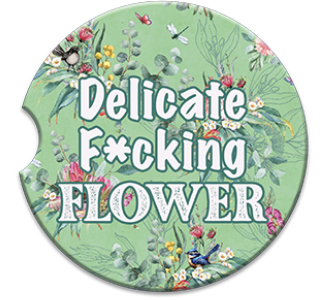 Car Coaster Delicate F--- Flower