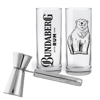 Bundy Highball Glass & Jigger