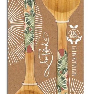 Sunset Ginger Salad Servers