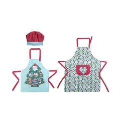 MW Tis The Season Santa & Me Apron Set of 2 Gift Boxed