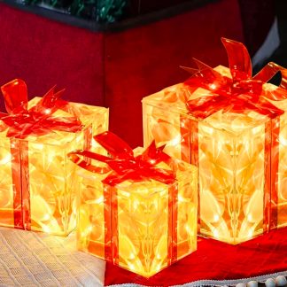 Gift Boxes Glow Warm Light 8 Modes