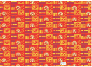 Gold Coast Suns Gift Wrapping Paper