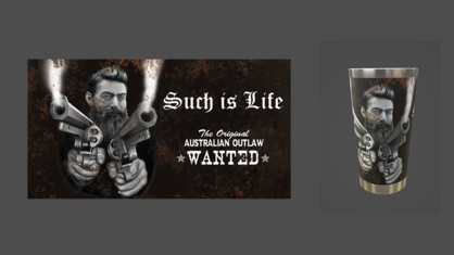 Ned Kelly 2 Stainless Steel Tumbler 20 Oz