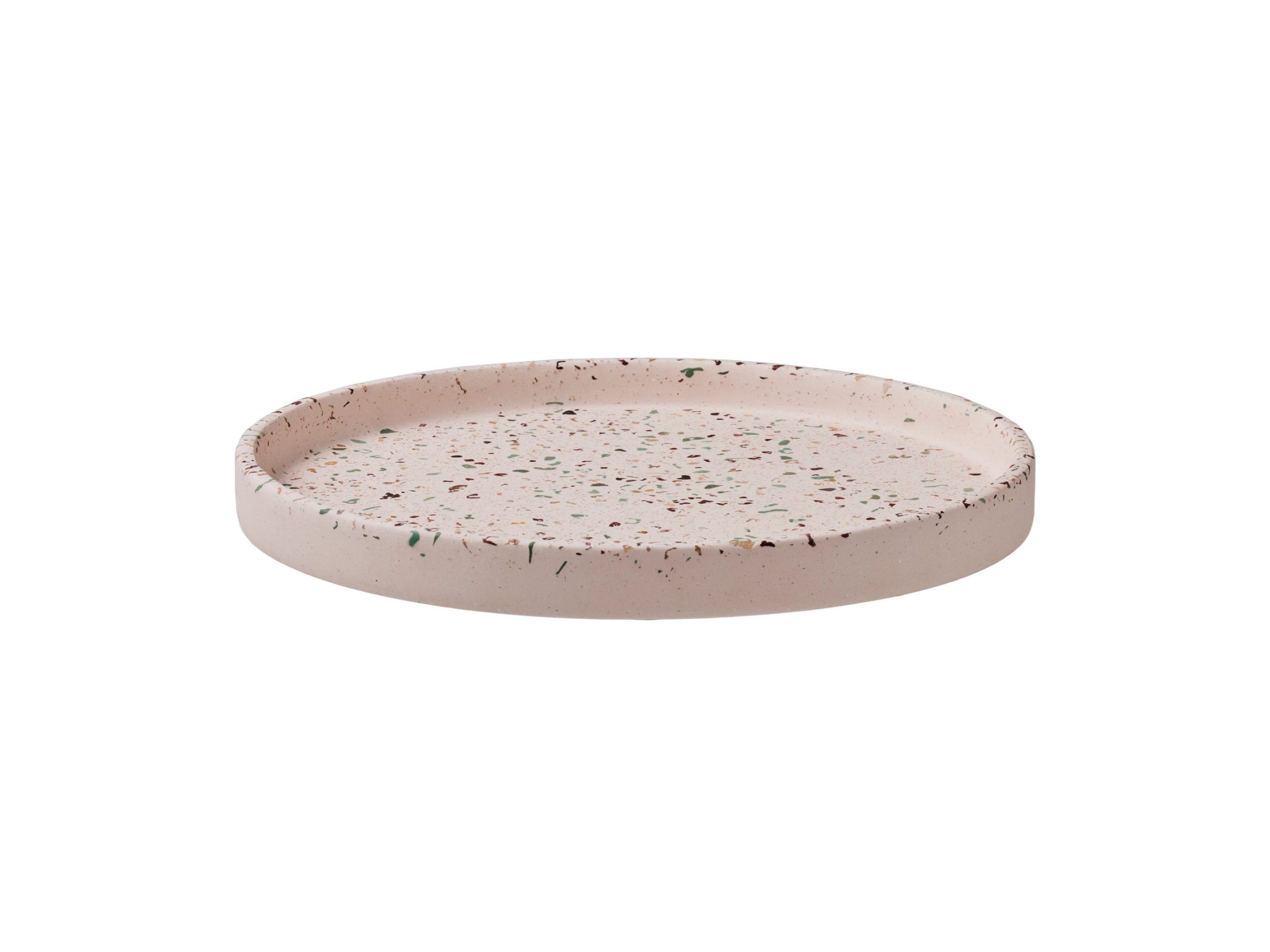Livvi Terrazzo Round Serving Tray 26cm Blush Gift Boxed