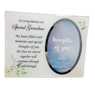 Special Grandma remembrance photo frame
