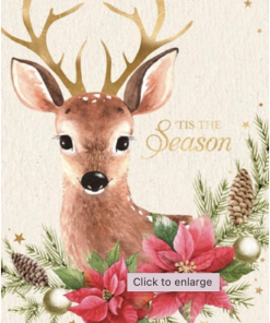 Card 10pk Salvo Forest Deer