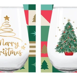 Christmas Wine Tumblers