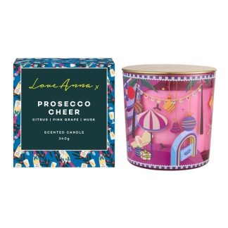LA Festive Down Under Fragrance Candle 340g Prosecco Cheer Gift Boxed