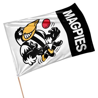 Collingwood Retro Game Day Flag