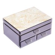 Golden Elegance Jumble Jewellery Box