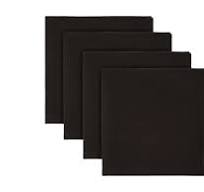 Cotton Classics Cotton Napkin Set of 4 45x45cm Black