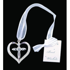 Premium Cross & Heart Charm