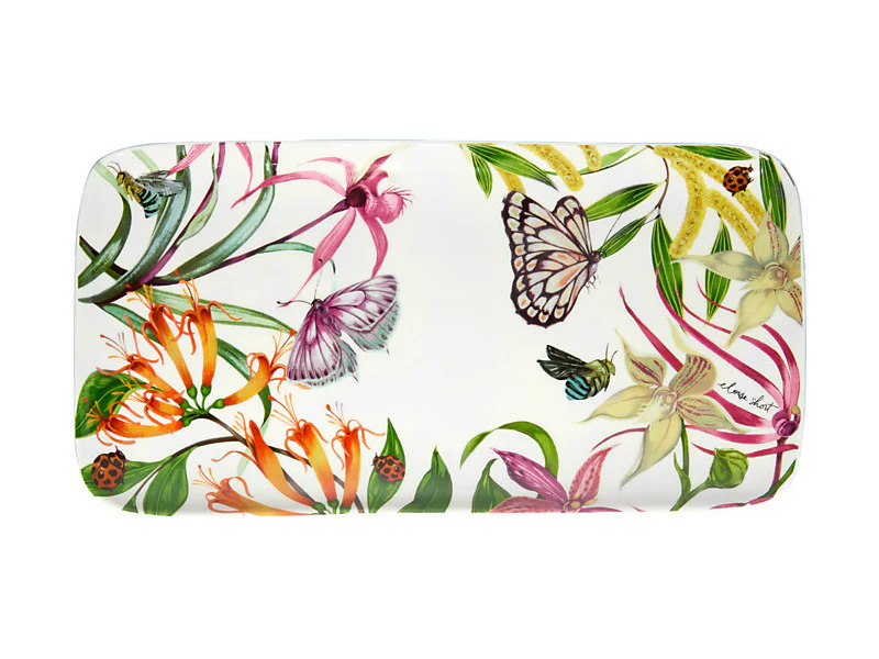 Eloise Rectangular Platter Butterflies